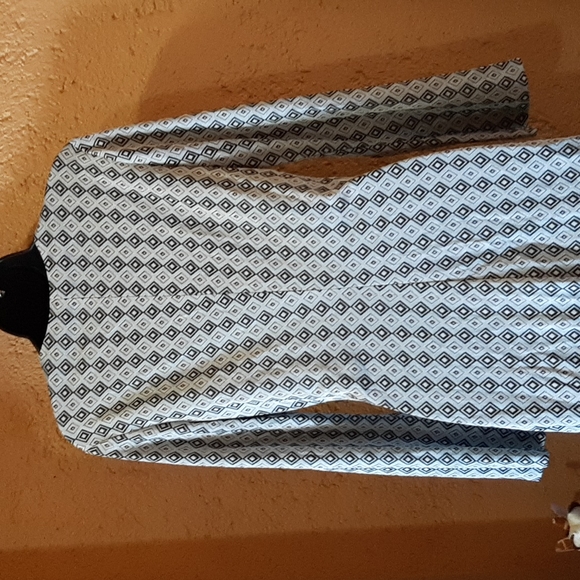 Express Tricot mini dress size S in blue and grey. - Picture 3 of 4